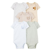 Set de Bodys 5pc Crema